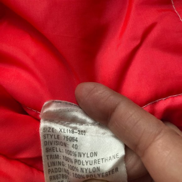 5/20🔴Kid boysYoung Man Blue Winter Coat Size XL 18-20 &Beanie Snap-On Gray Hat - Picture 7 of 11